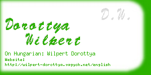 dorottya wilpert business card